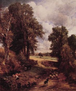 John Constable : The Cornfield